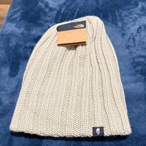 The North Face adult Cream Beanie